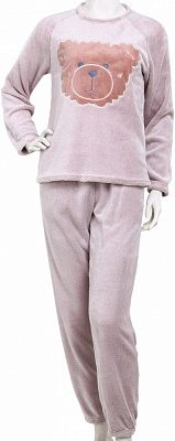 Костюм домашній жіночий La Nuit Home Hearts р. L рожевий