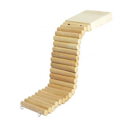 Игрушка Лорі Полочка-трансформер с зацепами для грызунов 30 см 022/5