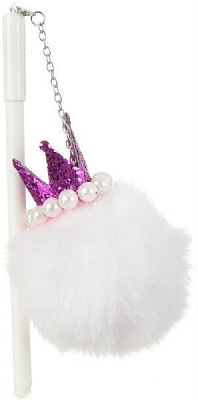 Ручка гелева біла Корона