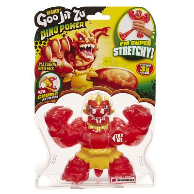 Игрушка-растяжка GooJitZu Блейзагон дино-пауэр 121738 