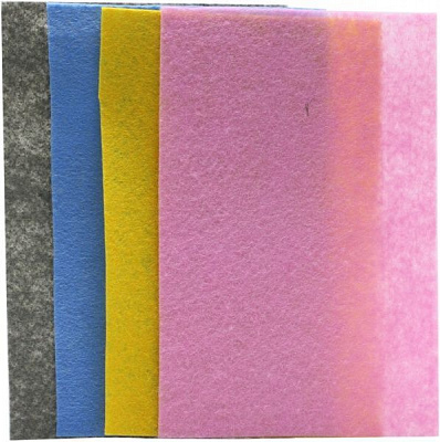 Набір фетру 4 кольори  199738 1 мм, 25x17 см