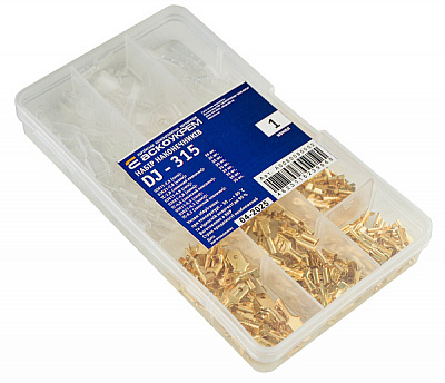 Набор наконечников под обжим АСКО-УКРЕМ DJ-315 золотой A0060080052