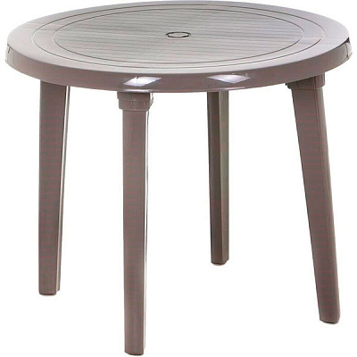 Стол пластиковый Алеана 100011 90x90 см шоколадный 