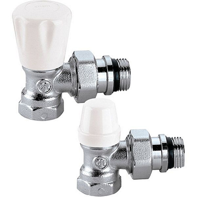 Комплект Caleffi кутових радіаторних кранів 1/2