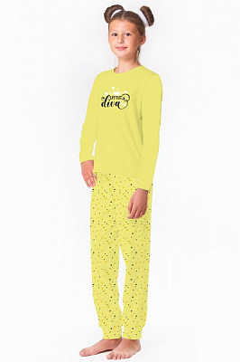 Пижама для девочек KOSTA р.98–104 желтый 2144-8 