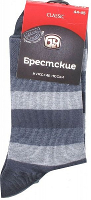 Шкарпетки чоловічі БЧК 2125 CLASSIC 047 р. 27 сірий