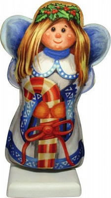 Украшение новогоднее на подставке Фея 30 см 