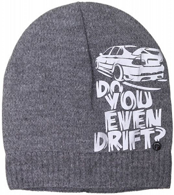 Шапочка дитяча для дівчинки Kraft+ 7732 р.52-54 сірий меланж