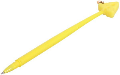 Ручка кулькова «Рижа мишка з сиром»