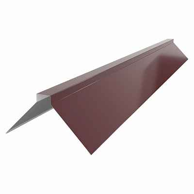 Планка конька глянцевая Европрофиль RAL 3005 бордовая