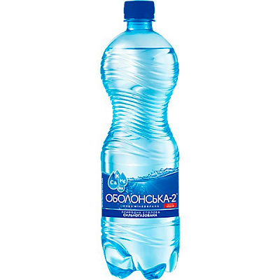 Вода мінеральна Оболонь Оболонська 2 сильногазована 2 л (4820000190077)
