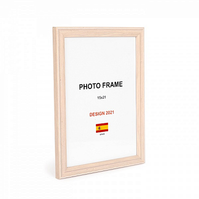 Рамка для фото 1 фото 15x21 см бежевый 