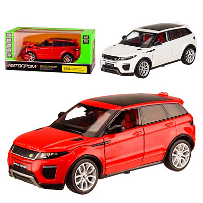 Автомодель Автопром металлическая Range Rover Evoque HSE (ассортимент) 1:24 68258A