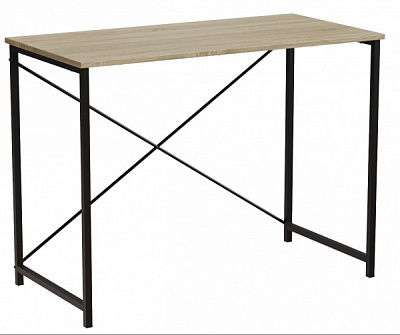 Стол Line Лайт 1000x500x16 мм дуб сонома/черный 