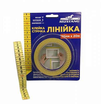 Рулетка Mustang RMT1820 20 м x 18 мм