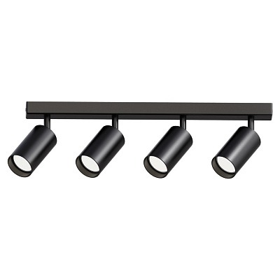 Спот Berger 4x40 Вт GU10 чорний 4001-SL-4 Black