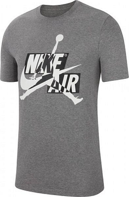 Футболка Nike M J JM CLASSICS HBR SS CREW CU9570-091 L сірий