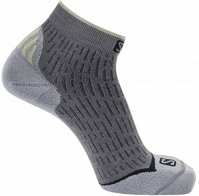 Шкарпетки Salomon S ULTRA ANKLE LC1556600 р.S сірий