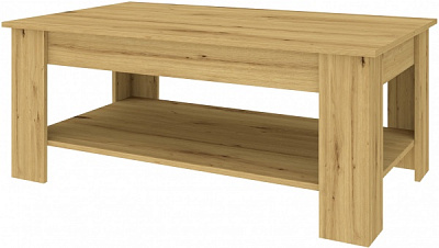 Стол журнальный Фокус дуб артизан 1100x652x470мм 