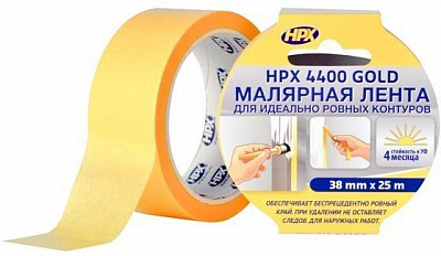 Лента малярная HPX 4400 для идеальных краев 25 м FP3825