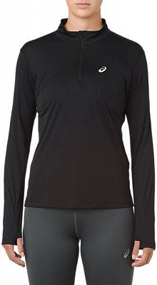 Джемпер Asics SILVER LS 1/2 ZIP TOP 2012A033-001 р. XS чорний