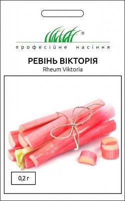 Насіння Професійне насіння ревінь Вікторія 0,2 г