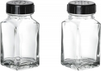 Набір для спецій Quadra чорний 70 мл Everglass