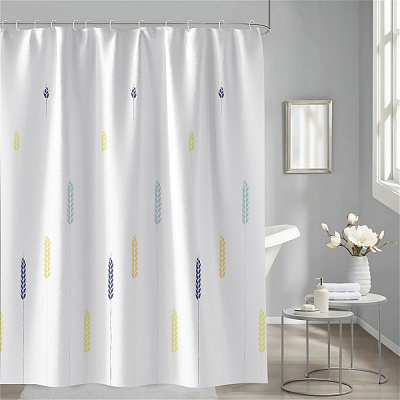 Шторка для ванны Trento Spikelet 180х180 см белая