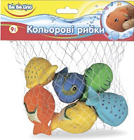 Іграшка для ванни Bebelino Кольорові рибки 57090