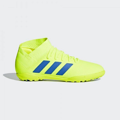 Бутсы Adidas NEMEZIZ 18.3 TF J CM8516 р. UK 5 салатовый