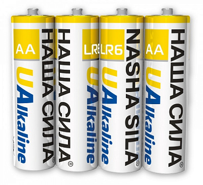 Батарейки НАША СИЛА UAlkaline Special AA (LR6, 316) 4 шт. (3113)