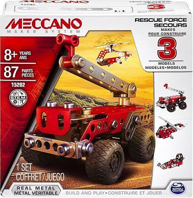 Конструктор Meccano 6026714 87 деталей 3 моделі