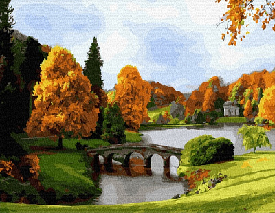 Картина по номерам Осенний парк bk_1198 BookOpt 