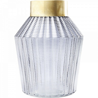 Ваза KARE Design Barfly 30 см серая 