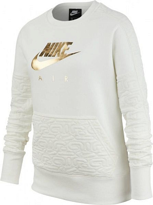 Джемпер Nike G NSW AIR FLC TOP BV2703-133 р. L белый
