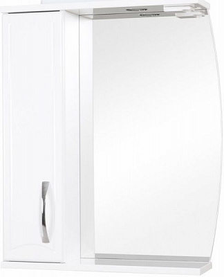 Зеркало со шкафчиком Aqua Rodos Decor 65 шкафчик слева 