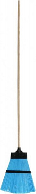 Мітла посилена  Євро з дерев’яним держаком
