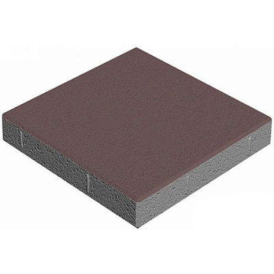 Тротуарная плитка Золотой Мандарин коричневая 400х400х60 мм