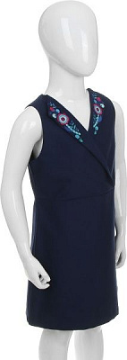 Сарафан школьный Эдельвика р.134 синий 109-19/00 