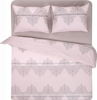 Комплект постельного белья Диадема 2,0 розовый с рисунком La Nuit 