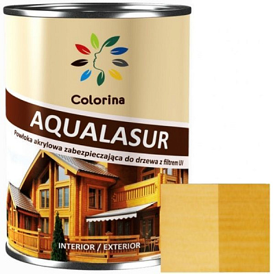 Антисептик COLORINA Aqualasur калужниця глянець 2,5 л