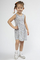 Сарафан для девочек Luna Kids Unikorn р.104/110 серый 0019/12013 