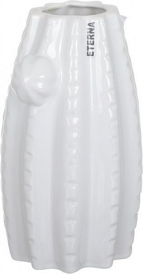 Ваза керамическая белая Кактус WW 2701 23,5 см Eterna