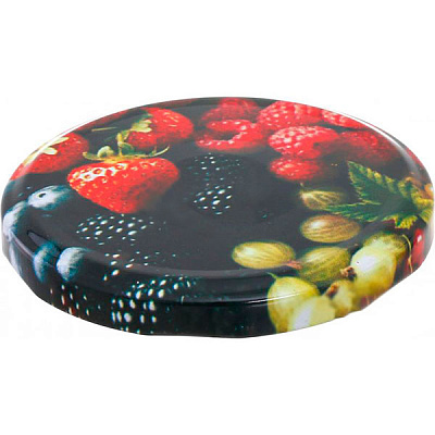 Набір кришок для консервування Фрукти твіст офф 82 мм 10 шт.