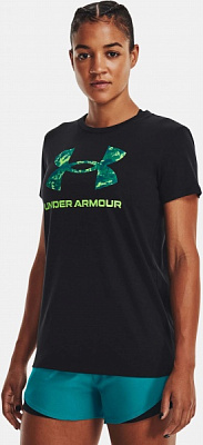 Футболка Under Armour SPORTSTYLE LOGO SS 1356305-005 р.L черный