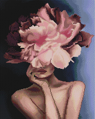 Алмазная мозаика Ветченный цветочек 40х50 см GF4803 Brushme 
