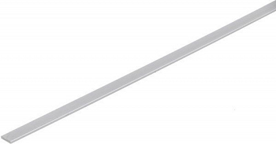 Полоса АЛЮПРО анодированная 10х2 мм 1 м серебро