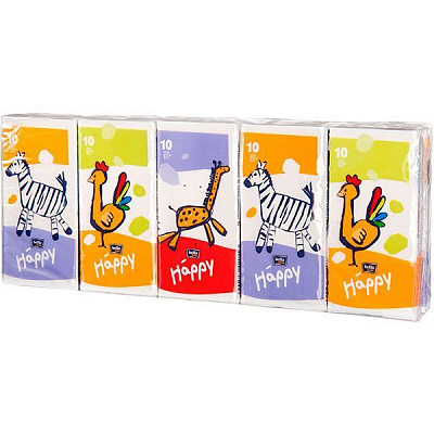 Салфетки гигиенические в пленке кармашки Bella Салфетки 100 шт.