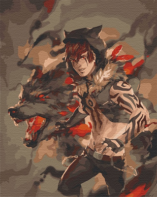 Картина за номерами Вовча сила 10315-AC 40х50 см ArtCraft