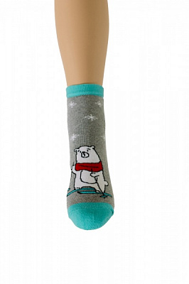 Шкарпетки унісекс Легка хода 9312 р. 14–16 сірий меланж